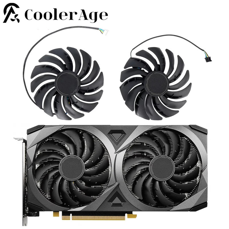 Ventilador De Placa De Vídeo Para MSI GeForce RTX 3070 3060 3060Ti VENTUS 2X OC 95MM PLD10010S12HH RTX3060 RTX3070 RTX30