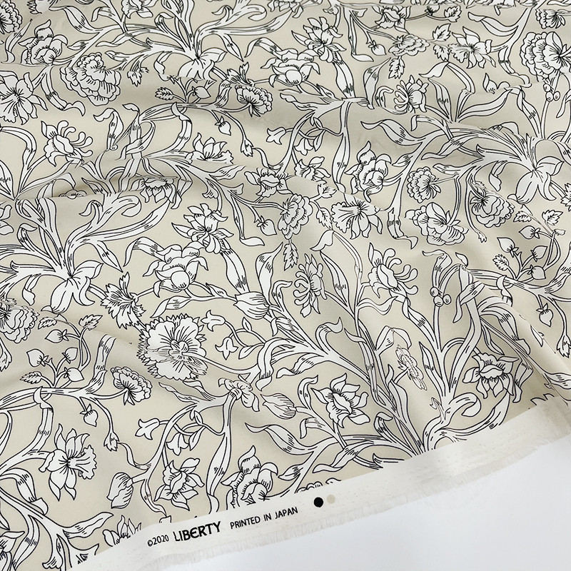 Primavera verão liberdade tecido Floral estilo britânico camisa vestido tecido macio respirável alta contagem Boutique t