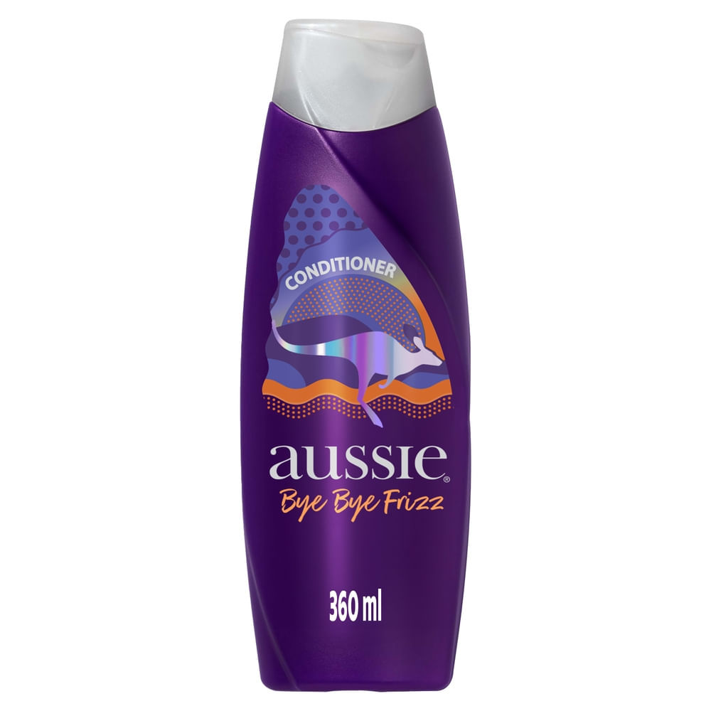 Condicionador Aussie Bye Bye Frizz Maciez e Brilho 360ml