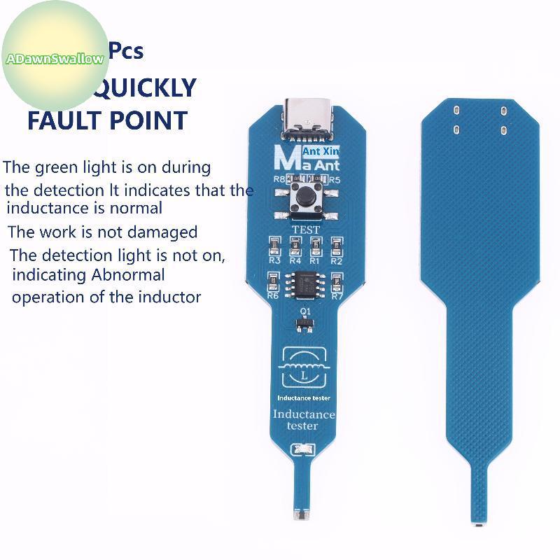ADS 1/2/3PCS Testador De Indutância Azul Indução Eletromagnética Falha Rápida Che Placa-Mãe Bobina Indutor Detector BR