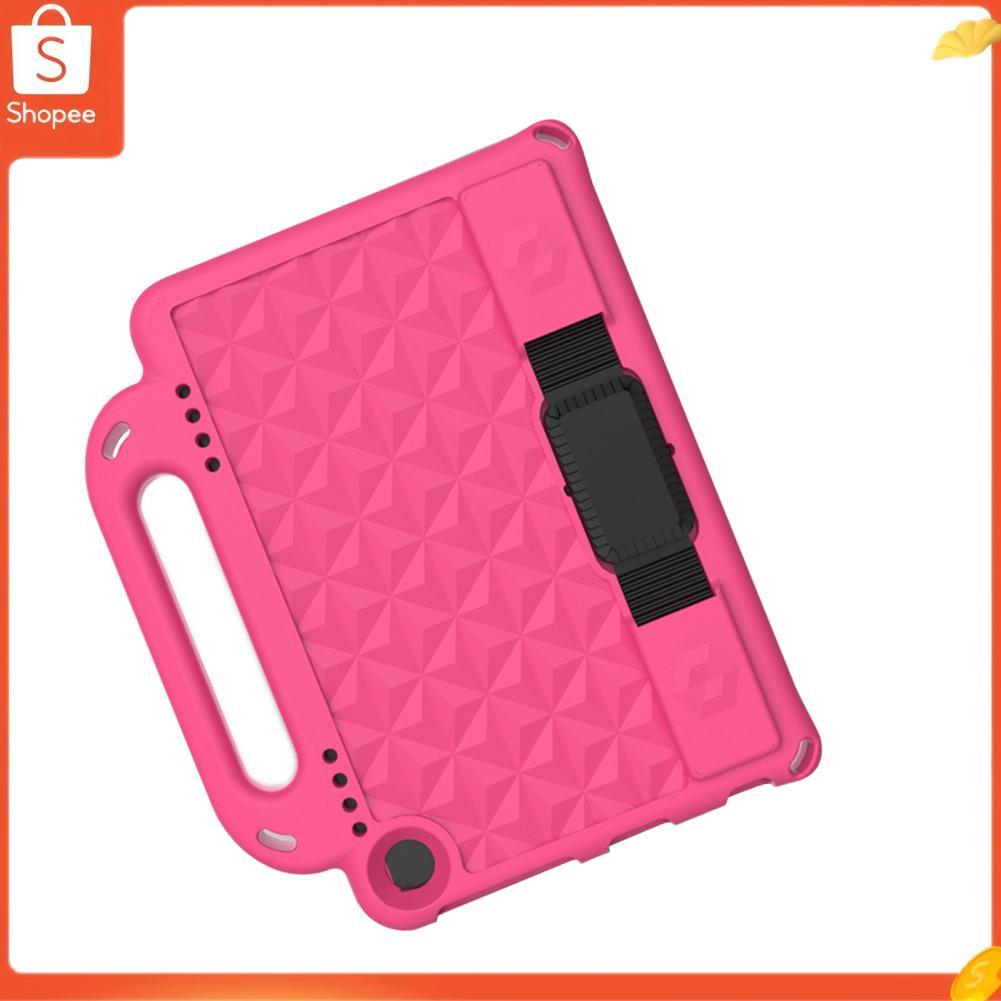 Matybobe Capa protetora à prova de choque EVA com alça portátil e lavável para fogo HD8 PLUS (rosa vermelha)