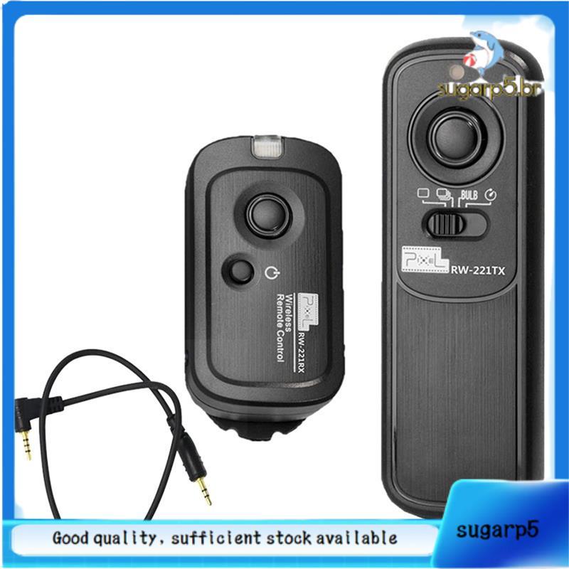 PIXEL RW-221E3 Câmera DSLR Controle Remoto De Obturador Sem Fio Funciona Para R6 , R7 , R10 , R , RP M5 , M6 , M6l , 77D
