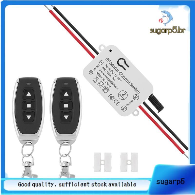 Interruptor De Controle Remoto Do Motor DC Sem Fio 12V-80V 5A Dianteiro E Reverso Interruptores Remotos Atuador Linear
