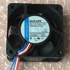 624/39HHPR Novo Original 24V 155mA 3.7 W 6cm 4 fios inversor ventilador de fluxo Axial
