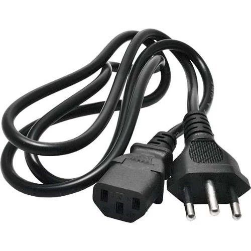 Kit 5 Cabo de Energia 2.5a Monitor Tv Ps3 Ps4 Multiuso Marmita Eletrica Monitor 1.5M Bivolt