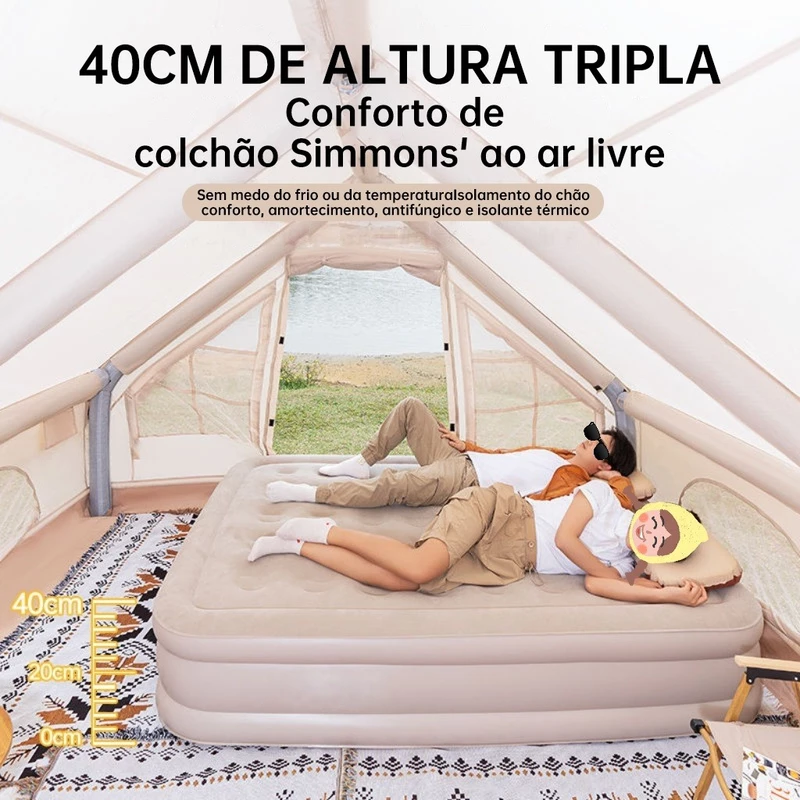 Colchão Inflável Automático Com Bomba Embutida Glampture para Camping — foto 6