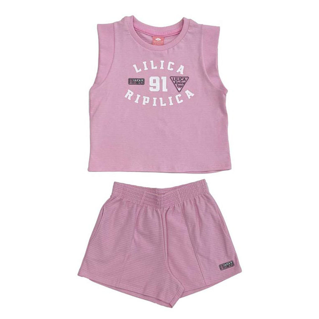 Conjunto Curto Infantil Feminino Lilica Ripilica