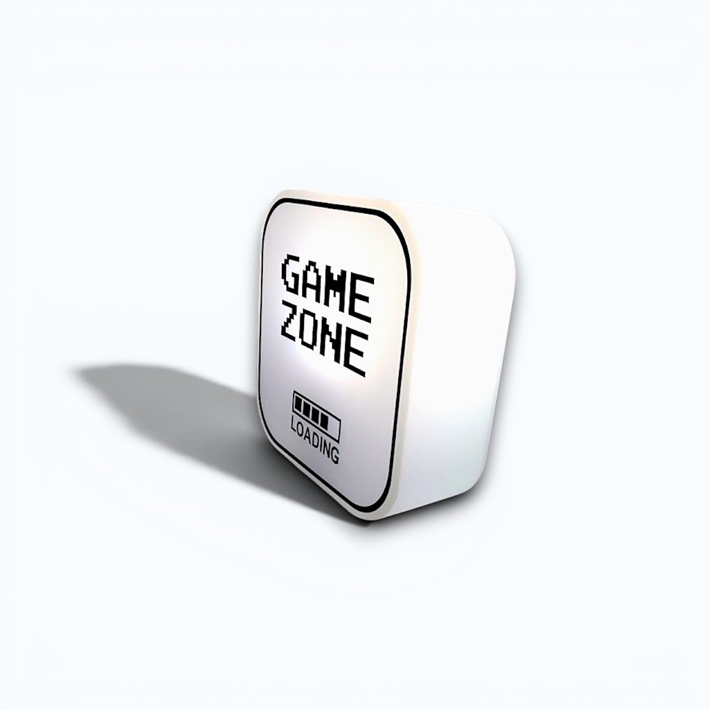 Luminária de Mesa Gamer Box Game Zone Loading
