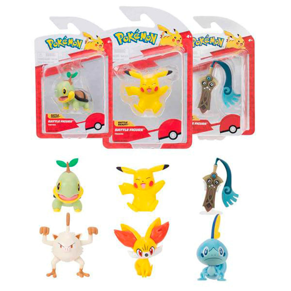Figura de Batalha Pokémon Pikachu Sortidos — imagem 2 de 2