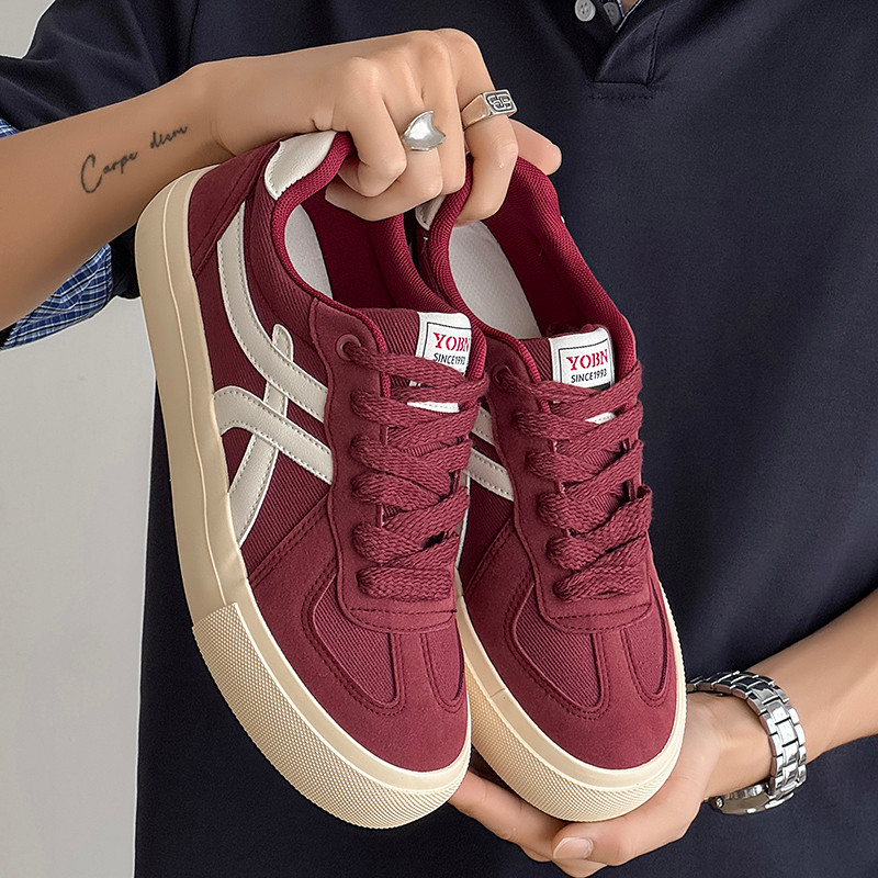 Sapatos masculinos sapatos masculinos tênis 2026 primavera novo estilo sapatos de lona masculino versão coreana All-Matc