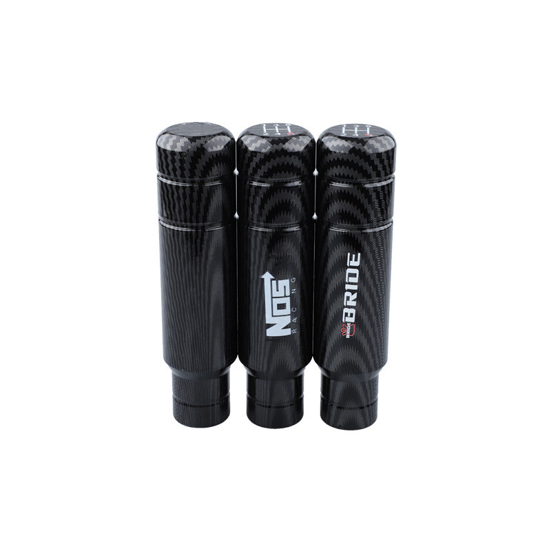 Modificação de Carro JDM, Manopla de Câmbio Universal de 13cm, Novo Padrão de Carbono, Manual NOS Bride, Cabeça de Alava