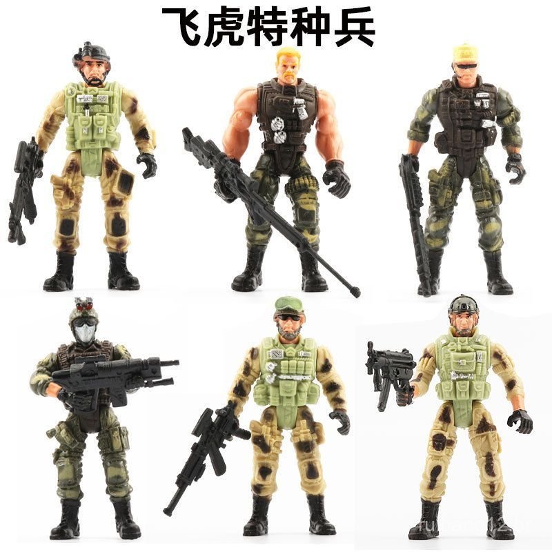 Nova figura militar de 10cm, modelo de soldado SWAT com articulações móveis, brinquedo de soldado SWAT, decoração de bri