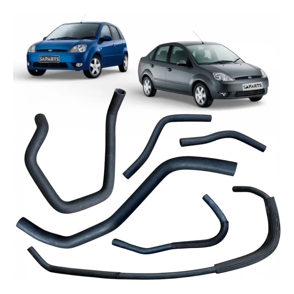 Kit Mangueiras Arrefecimento Fiesta Supercharger 1.0 Zetec