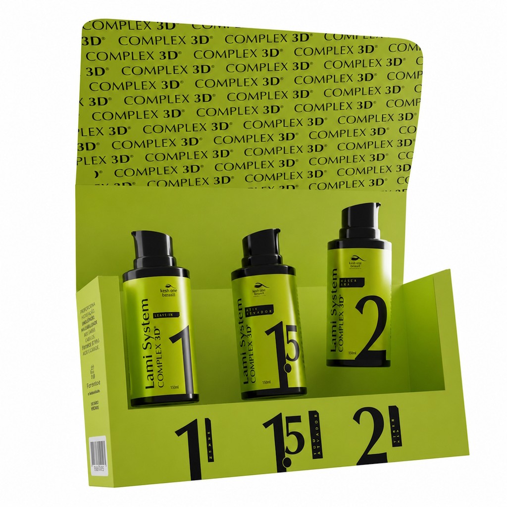 Kit Brow Lamination e Lash Lifting Complex 3D Lami System Lash And Beauty Profissional Sobrancelhas