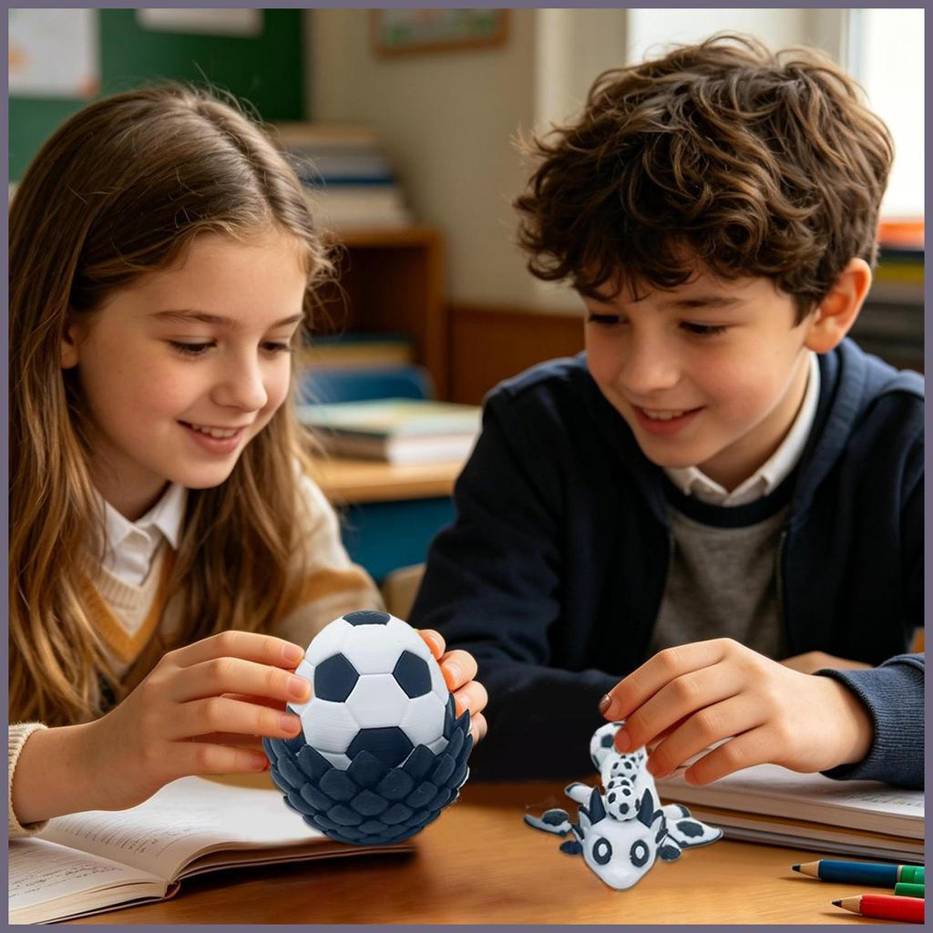 Dragão Ovo Brinquedo Fidget Flexível Articulado Engraçado Crianças Brinquedos De Páscoa Para Adolescentes Adultos Fithob