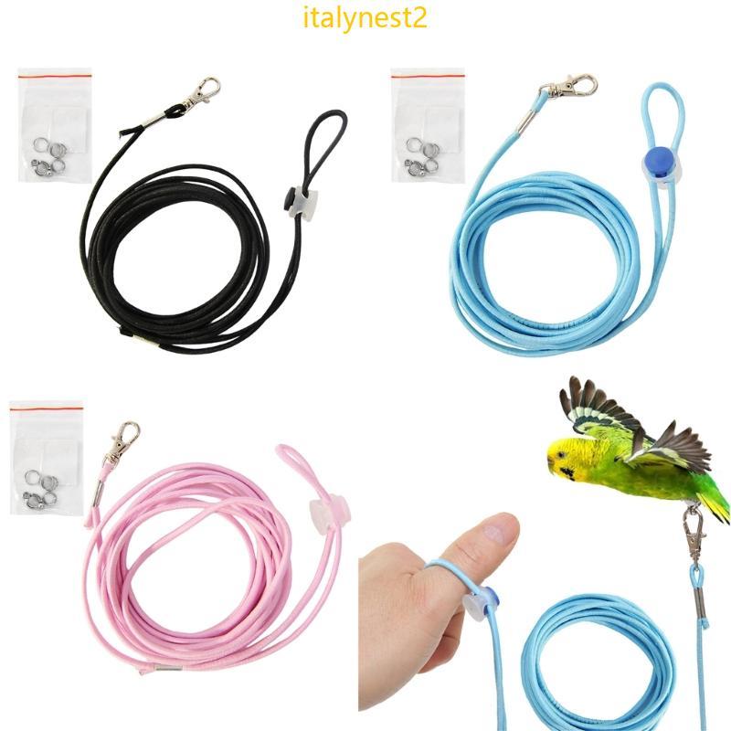 Billy Pássaro Tether Para Pequenos Pássaros Papagaios Ar 9 84 Pés Elástico Pet Trela Cordão Ajustável Bloqu