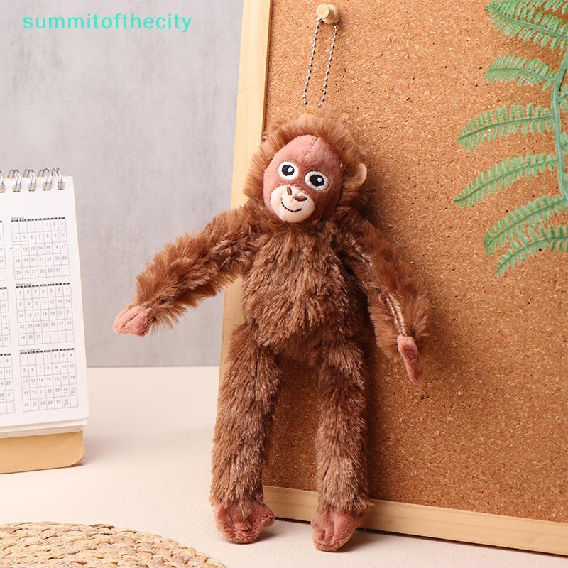 sum Desenho Animado Gorila Brinquedo De Pelúcia Chimpanzés Macaco Pingente Macio Boneca Chaveiro Bapa Bolsa De Carro Dec