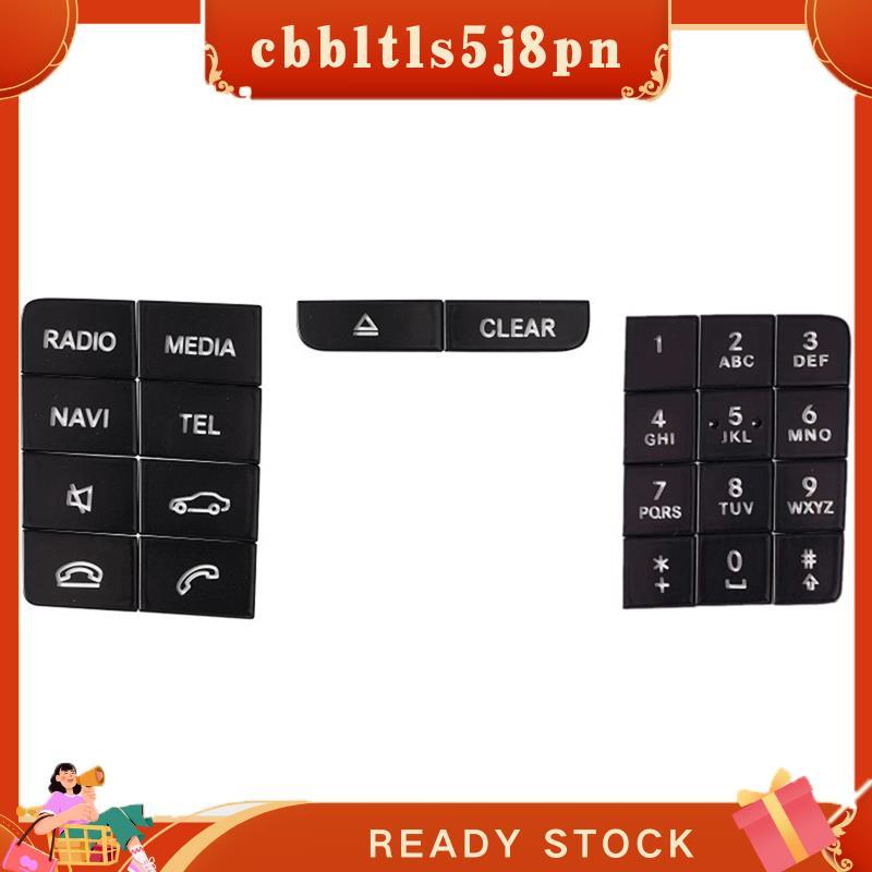 Adesivos De Botão Multimídia Para Console Central De Carro , Painel De CD W218 2014-2017 GLA X156 2013-2016