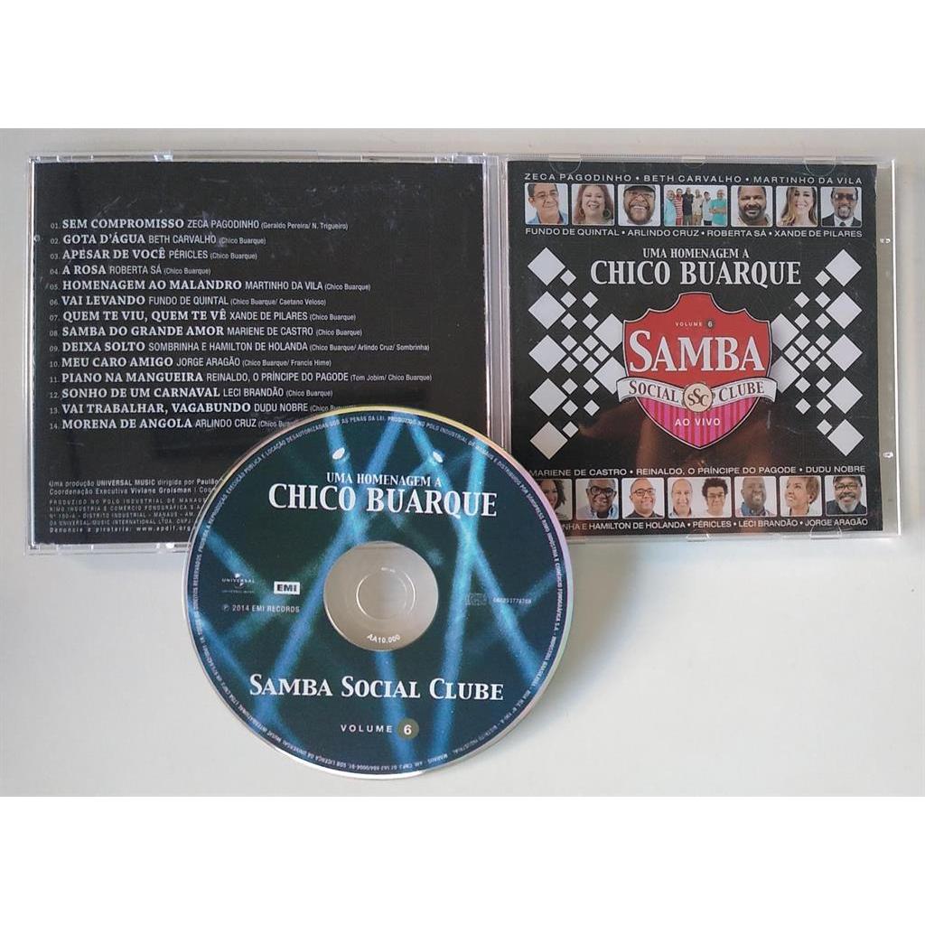 CD VÁRIOS ARTISTAS SAMBA SOCIAL CLUBE, VOL. 6
