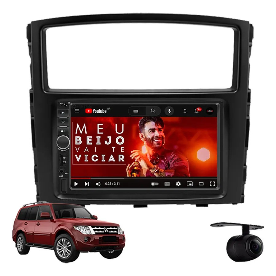 Central Multimídia Mitsubishi Pajero Full 2007 À 2020