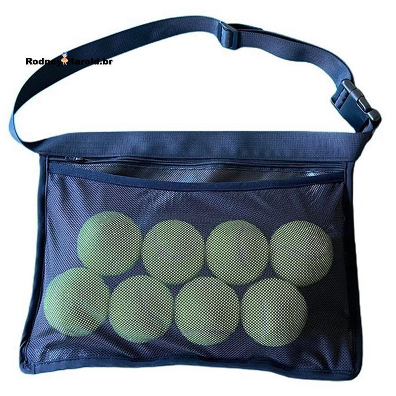 [Entrega Rápida R] Suporte De Pickleball De Tênis Malha Cintura Hip Bola Bolsa Titular Bolas Acessório Equipamento Espor