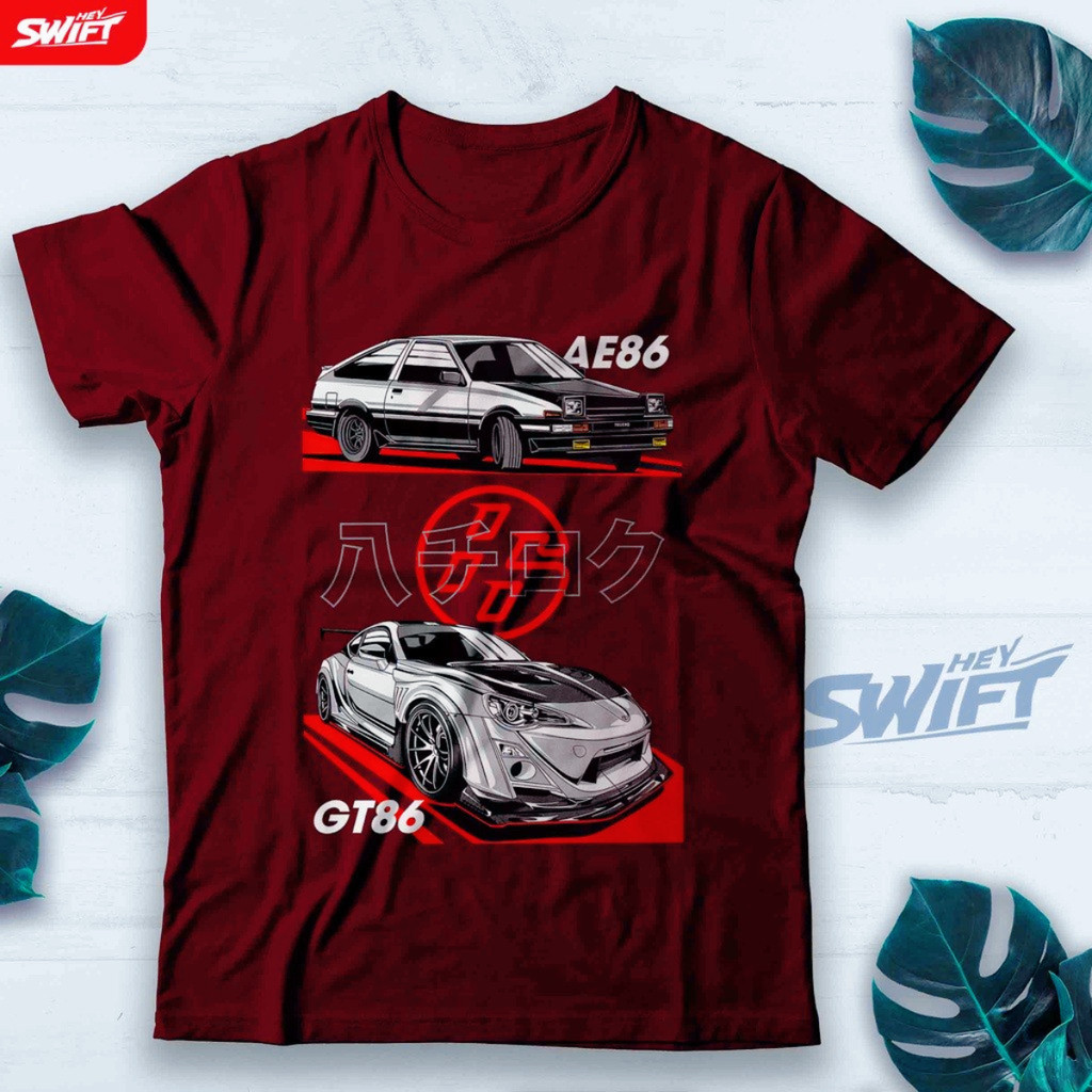 Toyota AE86 JDM Vintage 100 % Algodão Premium Em Torno Do Pescoço Camiseta Estilo Japonês Clássico Cultura De Carro 200G