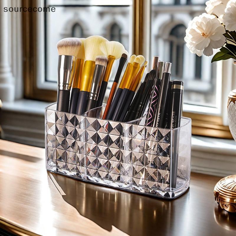 [sourcecome] Estojo Organizador De Porta Pincéis De Maquiagem Acrílico Para Lipsti E Boutique Cosmética