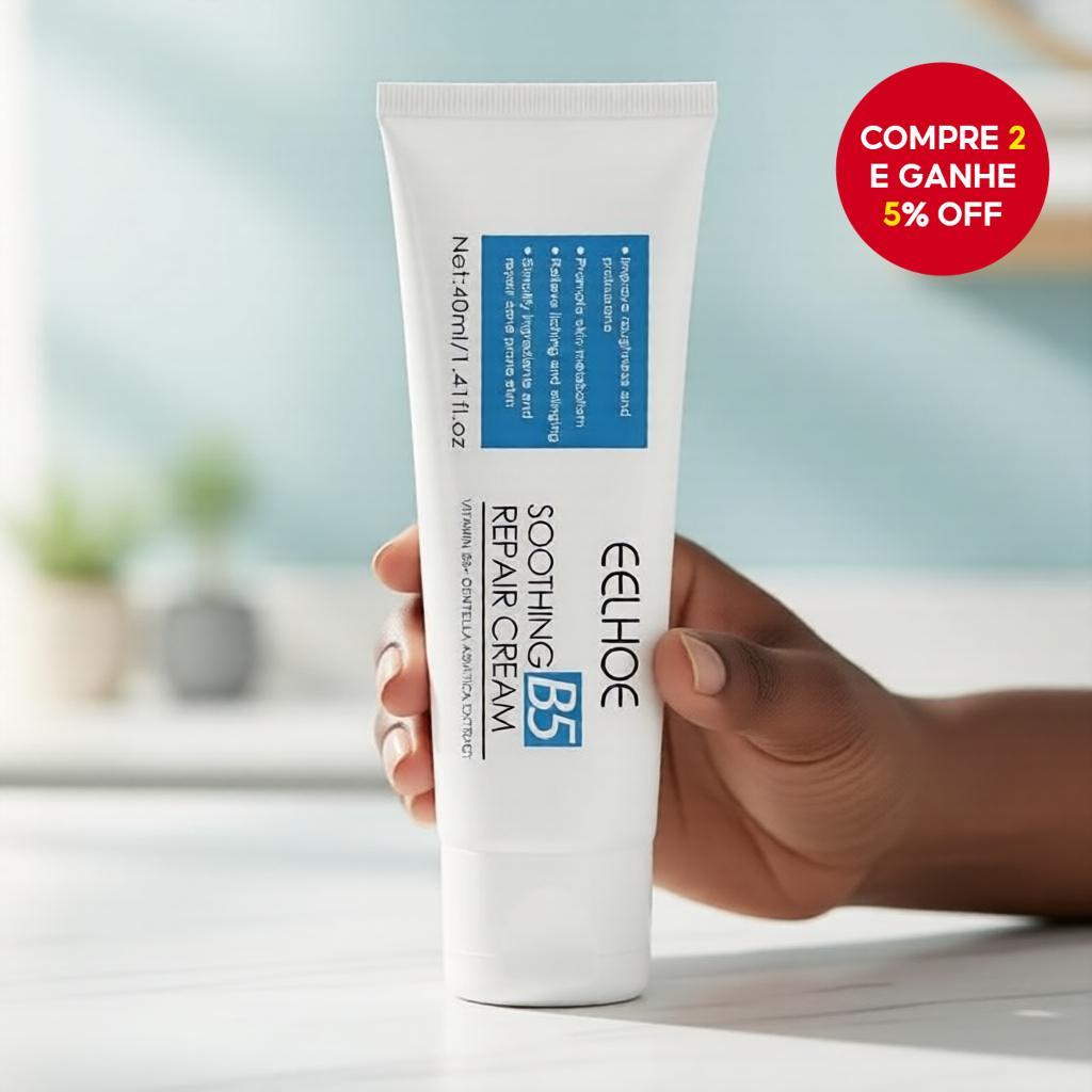  Cicaplast B5 Creme de Reparação 40ml – Creme Hidratante para Alívio da Vermelhidão e Alívio da Coceira, Nutritivo,