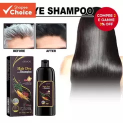 Shampoo Escurecedor de Cabelos Extrato Hidratação Profunda, Reparação 100ml