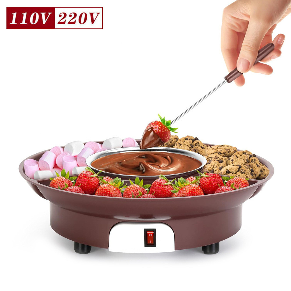 Panela quente de chocolate aquecimento máquina de fonte de chocolate torta de derretimento com aquecimento pote de guisa