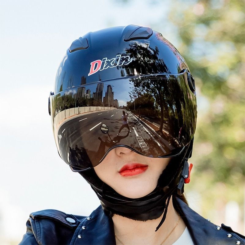 Capacete de Bicicleta Elétrica 3C, Harley, Bicicleta para Homens e Mulheres, Quatro Estações, Outono 0QBX