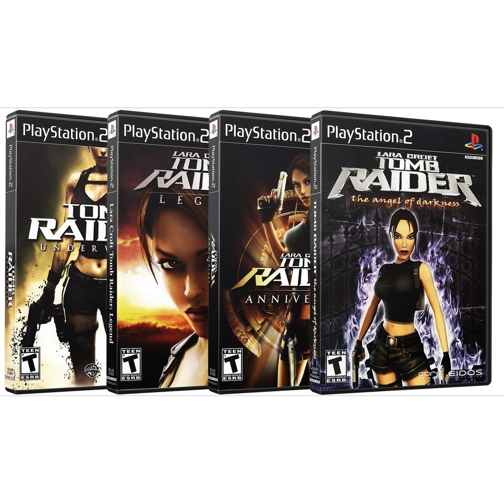 Coleção Tomb Raider (4 Jogos) - PS2