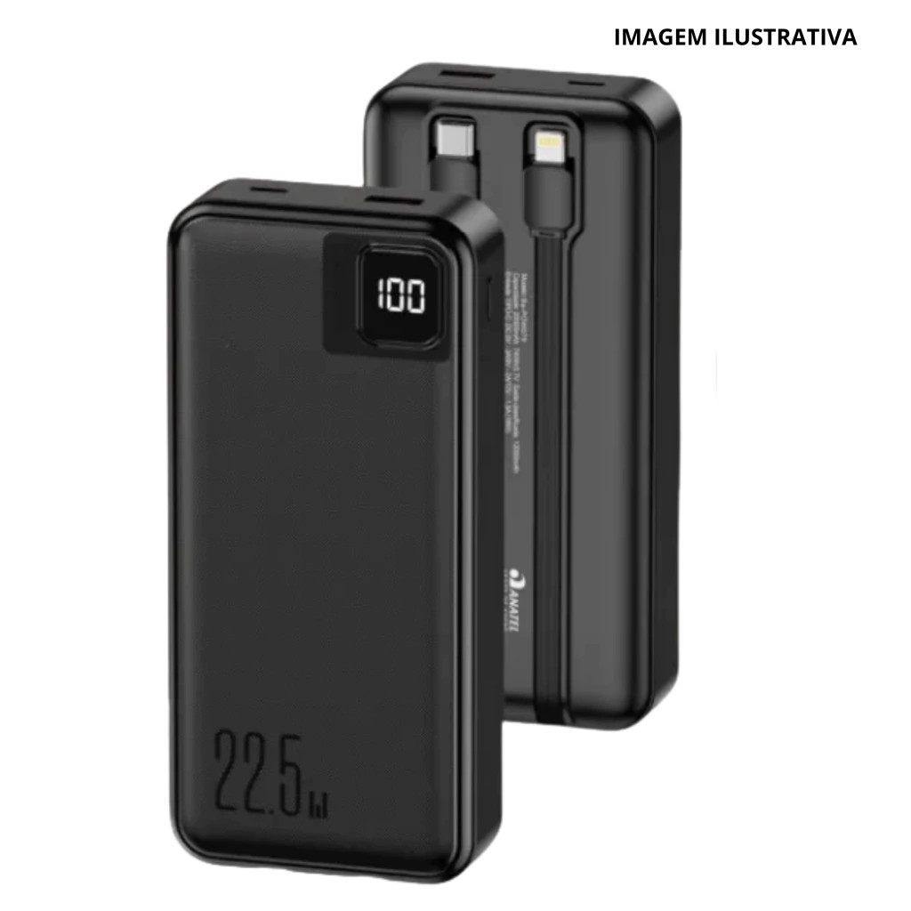 Carregador Power Bank 22.5W Turbo 10000mAh Peining