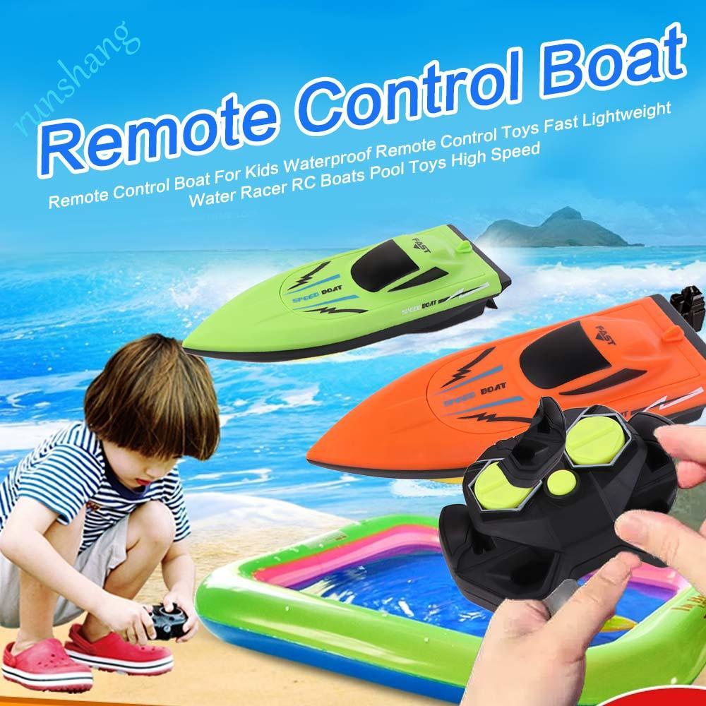 RUNSHANG Racer RC Barcos , Barco À Vela De Controle Remoto De Longa Duração , Brinquedo De Lancha Sem Fio De Alta Veloci