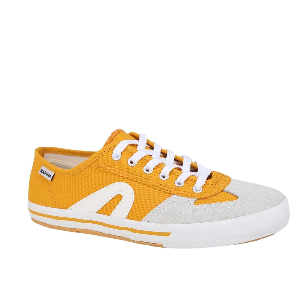 Tênis Rainha VL 2500 Masculino Caramelo Branco Natural