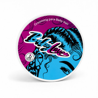 Gel Baby Hair Babylove Grooming Profissional Fixação Leve Acabamento Natural 160g