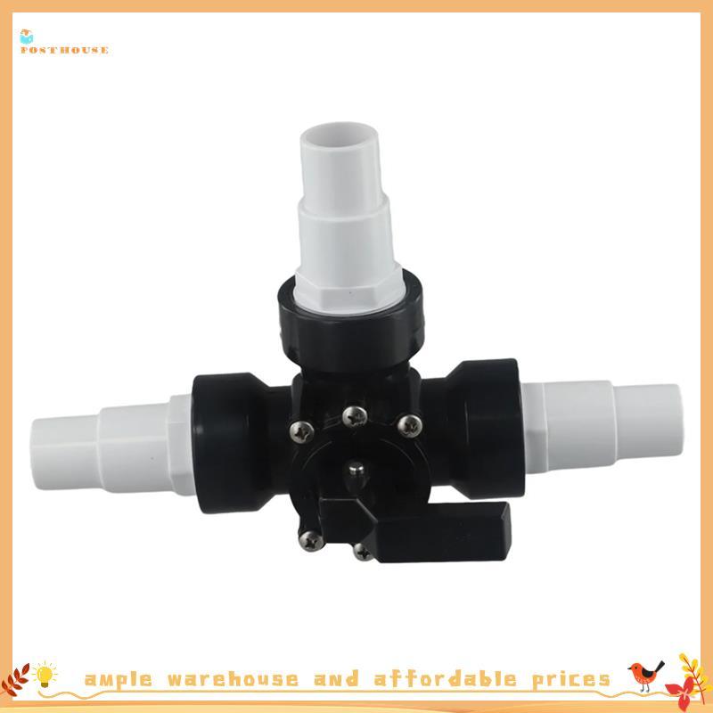 Substituição De 1.5 Polegadas 3 Vias Válvula De Piscina Desviador De Mangueira PVC + Conexões De Tubo De Metal Conectore