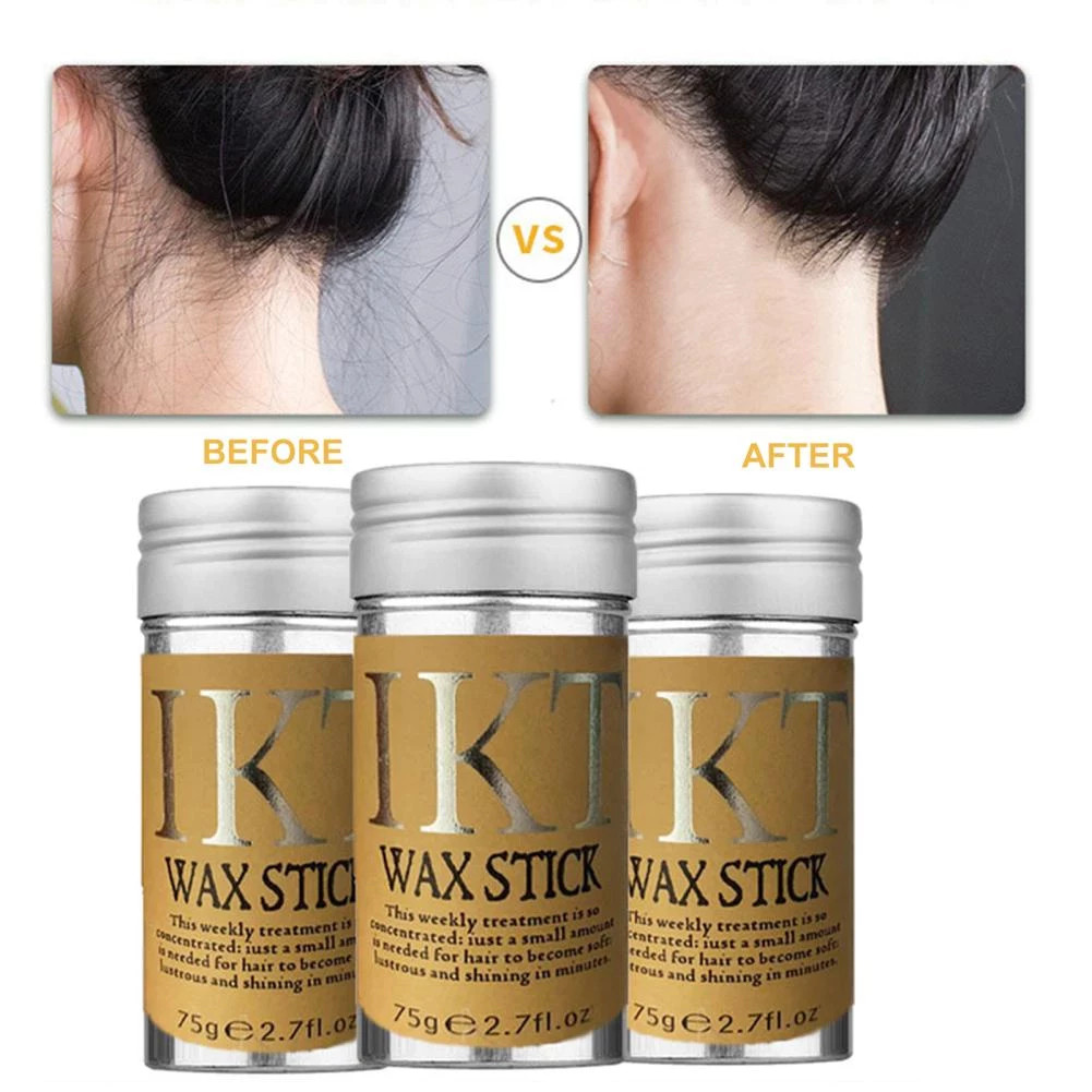 Bastão De Cera 75g Wax Stick Anti Frizz Alinhador De Fios Baby Hair