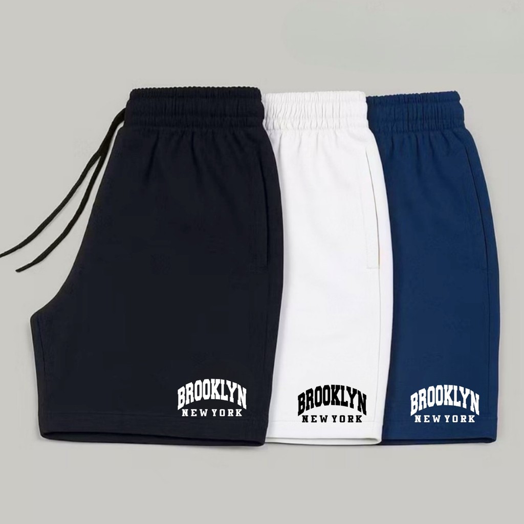 Kit 3 Shorts Tactel Brooklyn Academia Esporte Bermuda Elastano Leve Confortável Masculino Premium
