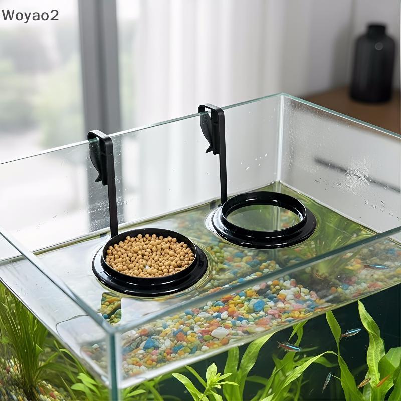 [Woyao2] Anel De Alimentação De Aquário Para Tanque De Peixes 1 2 5 Unidades Bandeja De Comida Flutuante De Estimação Op