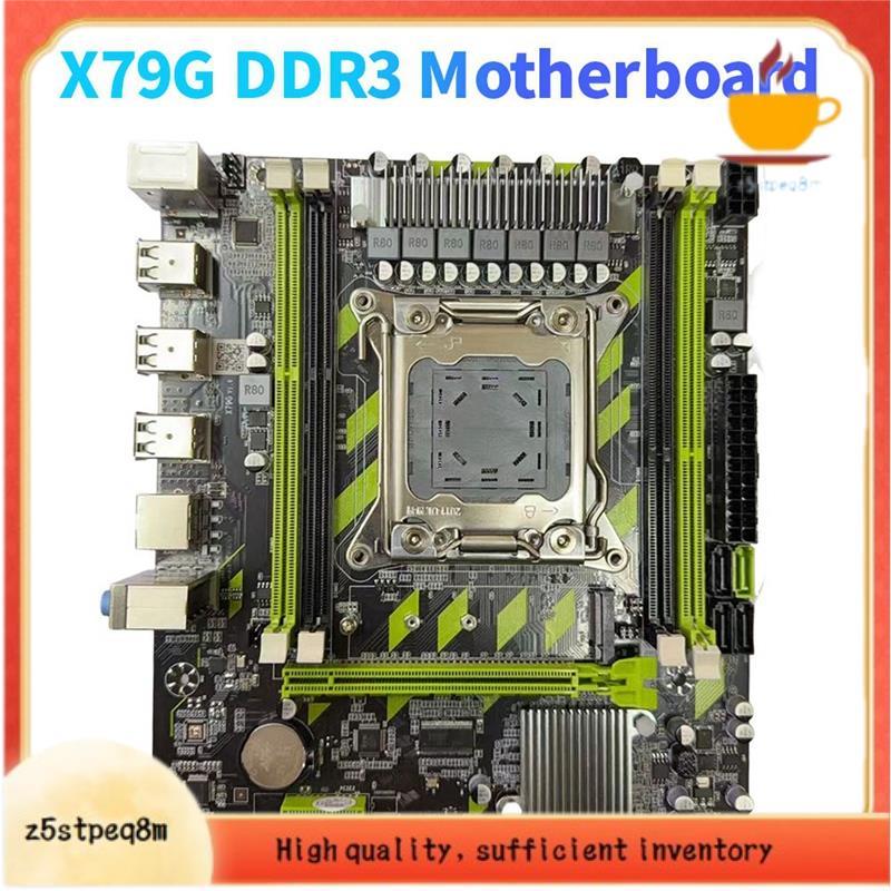 X79G DDR3 Placa-Mãe LGA2011 4XDDR3 RECC Slots M . 2 NVME PCI-E X16 SATA3.0 Servidor X79 Para Jogos