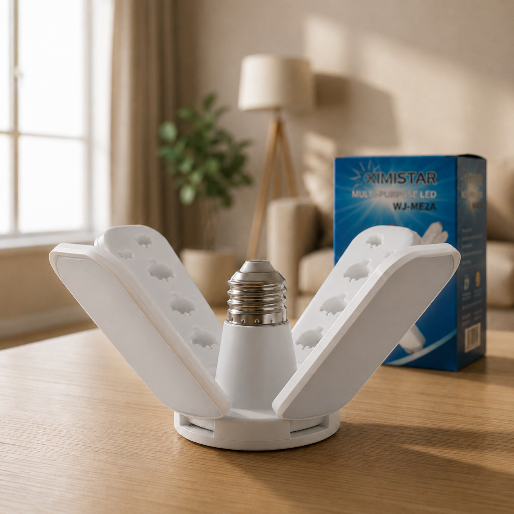 Mini Lâmpada Led Dobrável Ministar 32W Alta Potência Bivolt E27