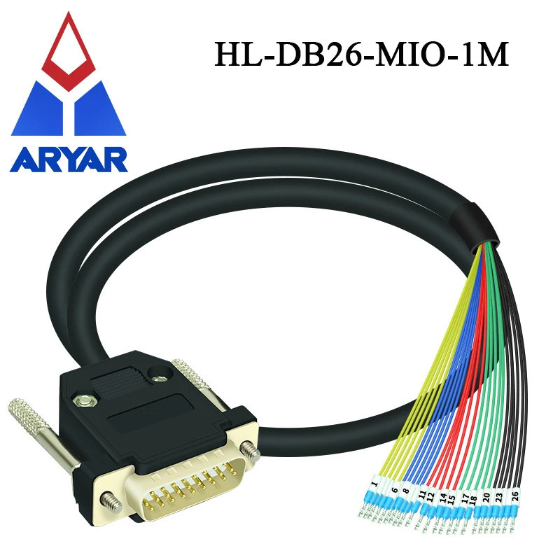 Linha De Transmissão De Sinal DB26 Com Números De Marcação DB26 D-Sub Módulo De Interface De Montagem Em Trilho DIN