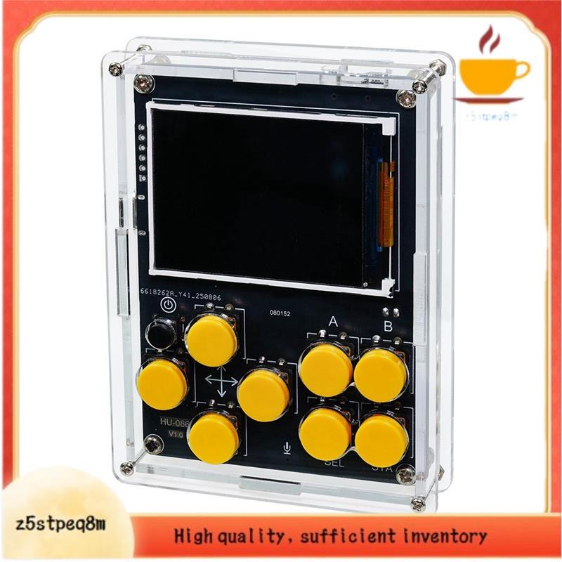 Console De Jogos Eletrônico DIY Kit XiaoZhi AI Robô Música Espectro Tempo Exibição Relógio GamePad Prática Soldagem