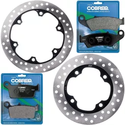 Kit Discos de Freio Nx 400 Falcon + Pastilhas Cobreq