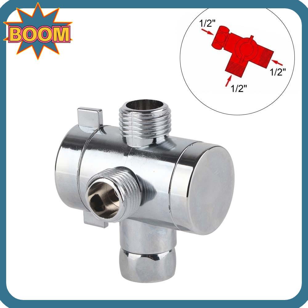 Válvula Desviadora De Chuveiro BOOM , Desviador Multifuncional De 3 Vias Com Rosca G1/2 De Polegada , Divisora ABS