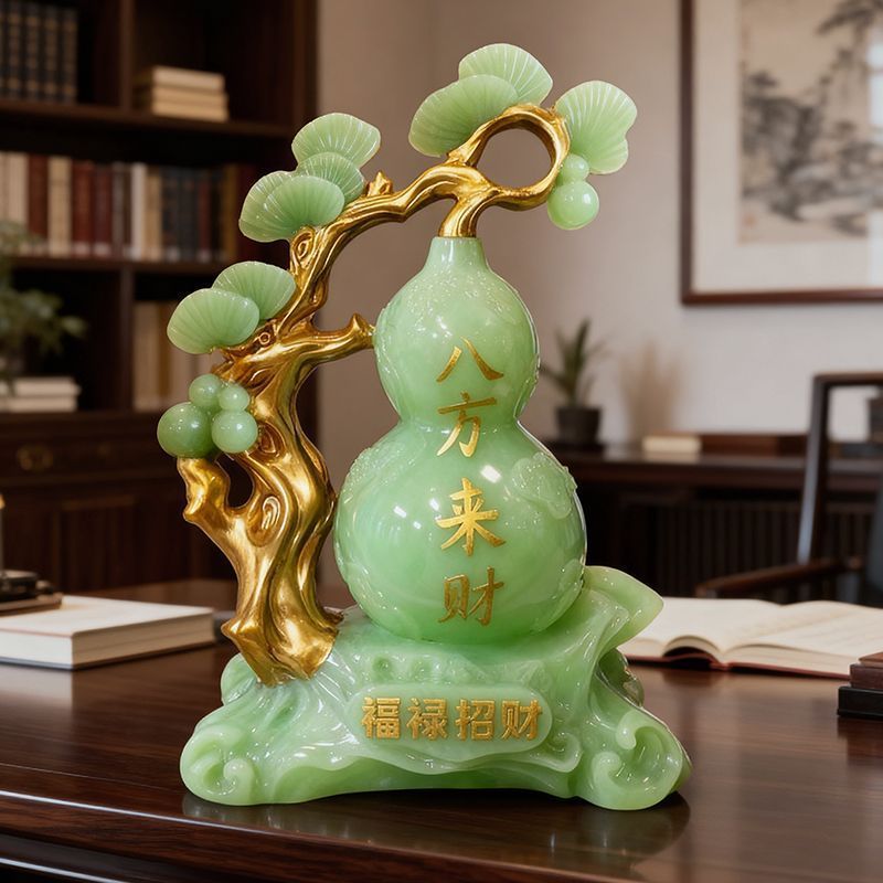 Sorte cabaça pêndulo artesanato presentes de inauguração Feng Shui sala de estar entrada casa abertura decorações 5.22