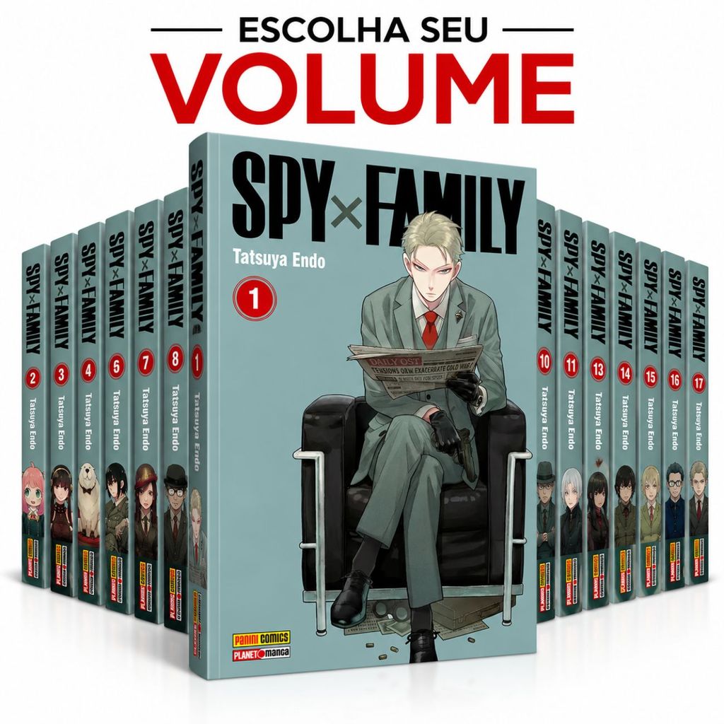 Spy X Family - Volumes Avulsos - Panini Portugues