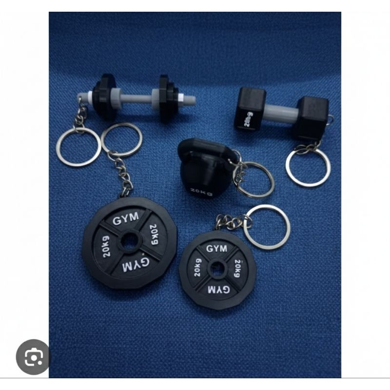 Kit 10 Chaveiros Academia Anilha + Coqueteleira – Fitness, Motivação e Estilo na Impressão 3D! Diversas Cores