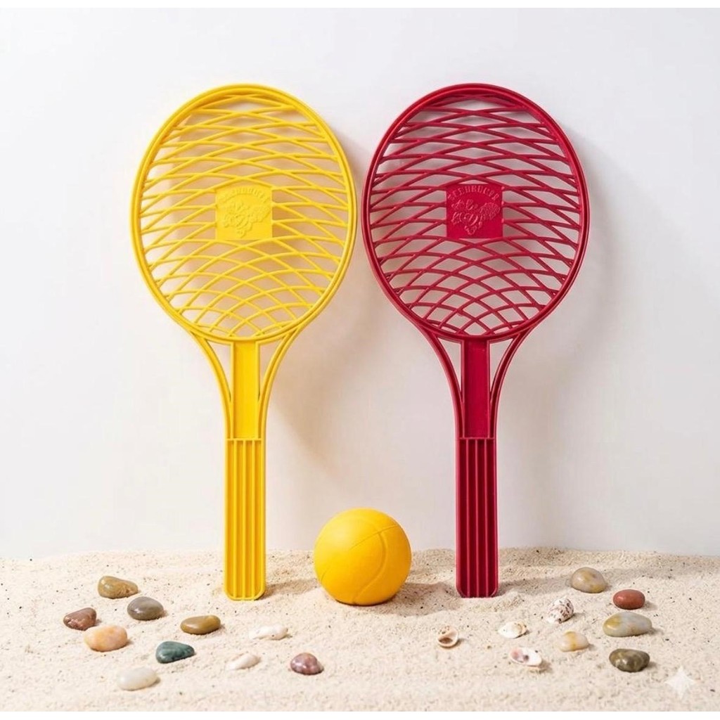Kit 12 Par de Raquete Tenis Infantil Com 1 Bolinha Cada Par